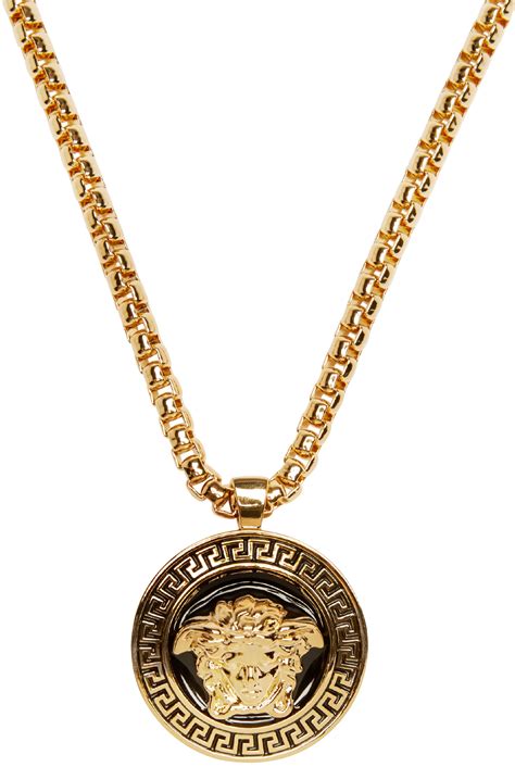 versace blue gold|Versace necklace real gold.